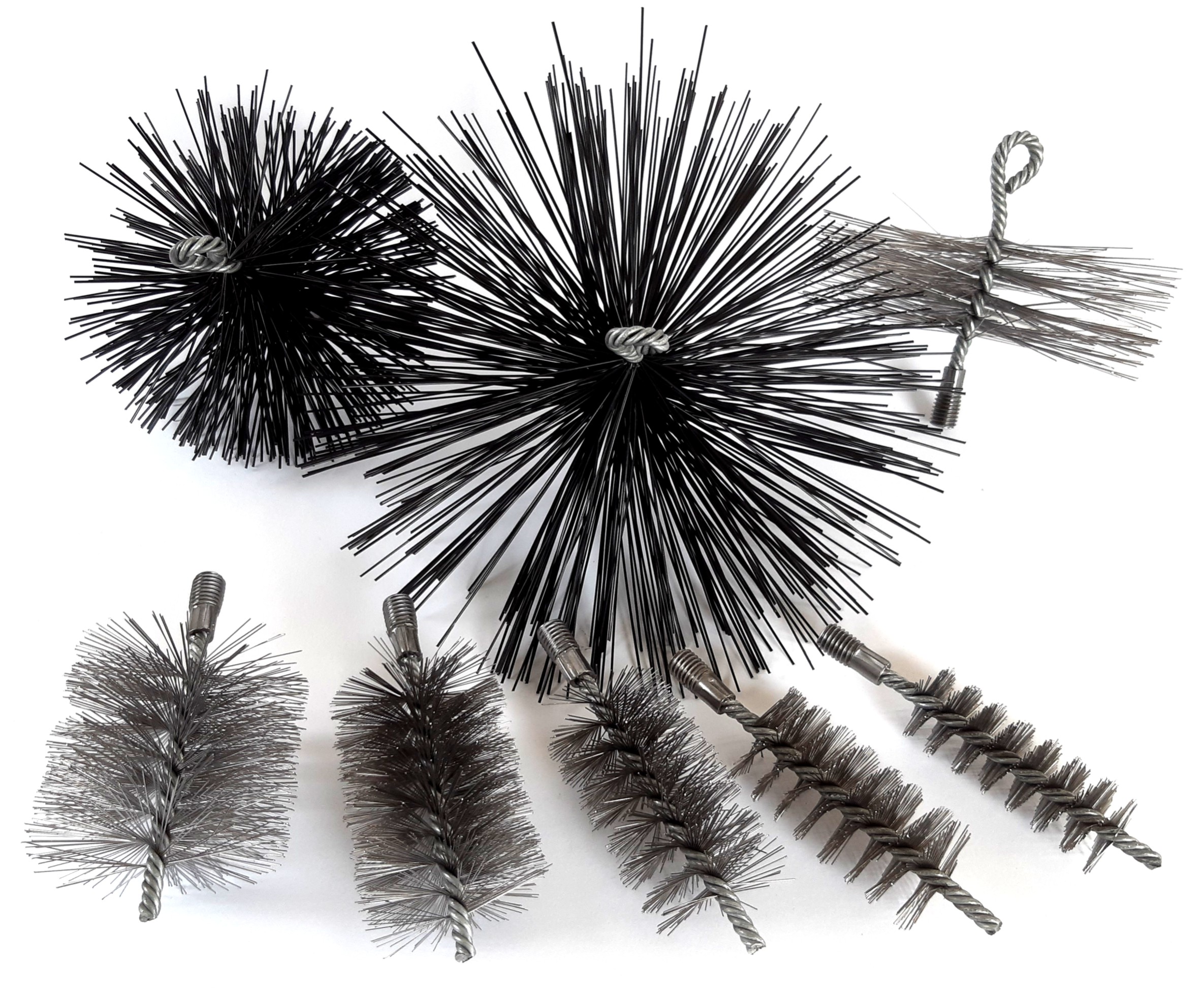 wyciory kominowe do czyszczenia kominów i C.O.